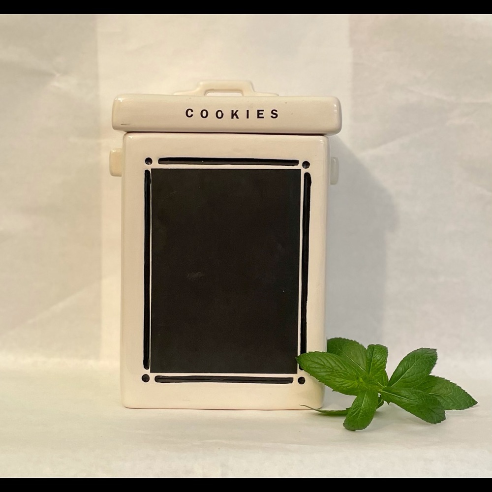 Cookie Jar w Chalkboard made by MSRF, Inc.